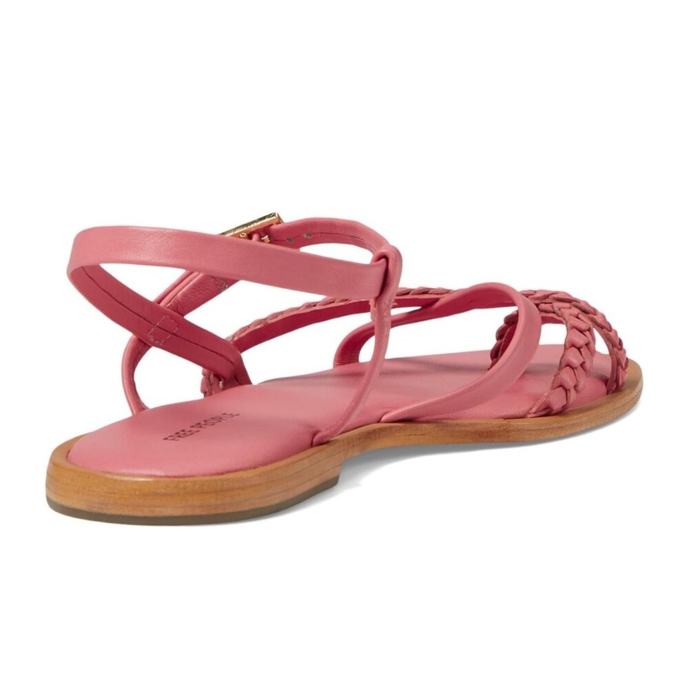 Free People Women's Sunny‎ Days Sandal In Pink Size 6 - Picture 3 of 14